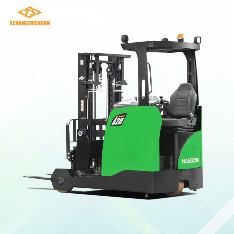 reach truck ngồi lái 1.6 đến 2 tấn pin lithium