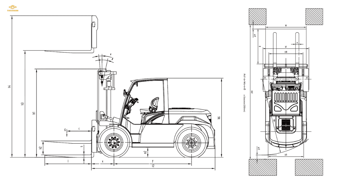 Xe nâng điện dòng XH sử dụng công nghệ pin Lithium-ion