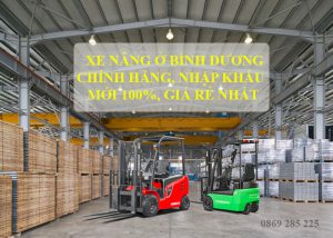 Xe nâng điện Bình Dương được sử dụng trong nhiều kho xưởng